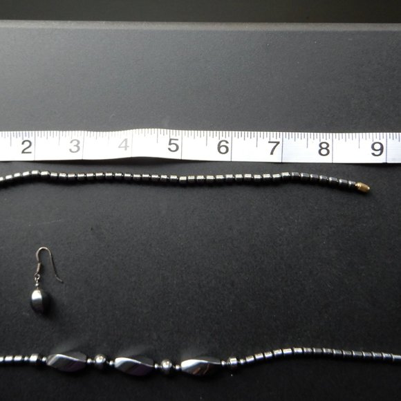 Black Freshwater Cultured Pearl Set - Picture 5 of 9